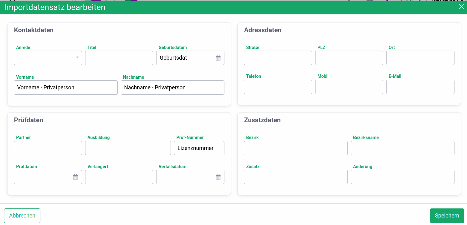 5. Sammeleingaben Von Qualifikationen über Lehrgänge - Anleitungen ...